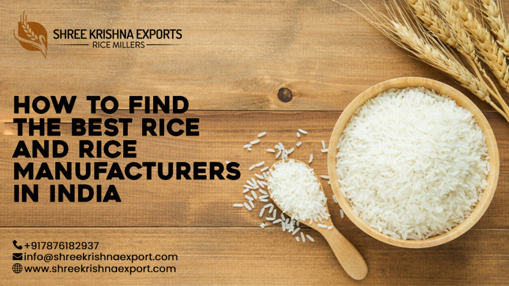Rice Manufacturers In India